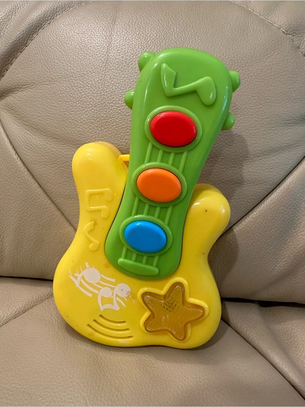 Baby Musical Guitar – First Instrument for Babies 6+ Months with Lights, Sounds.